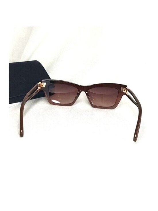 Furla Sunglasses SFU465 De Rigo Rem Cat Eye Brown Designer NEW main image 6